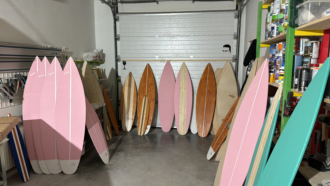 Blank Wooden Surfboards for Artists and Creators