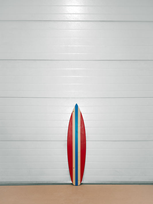 wooden decorative surfboard wall art