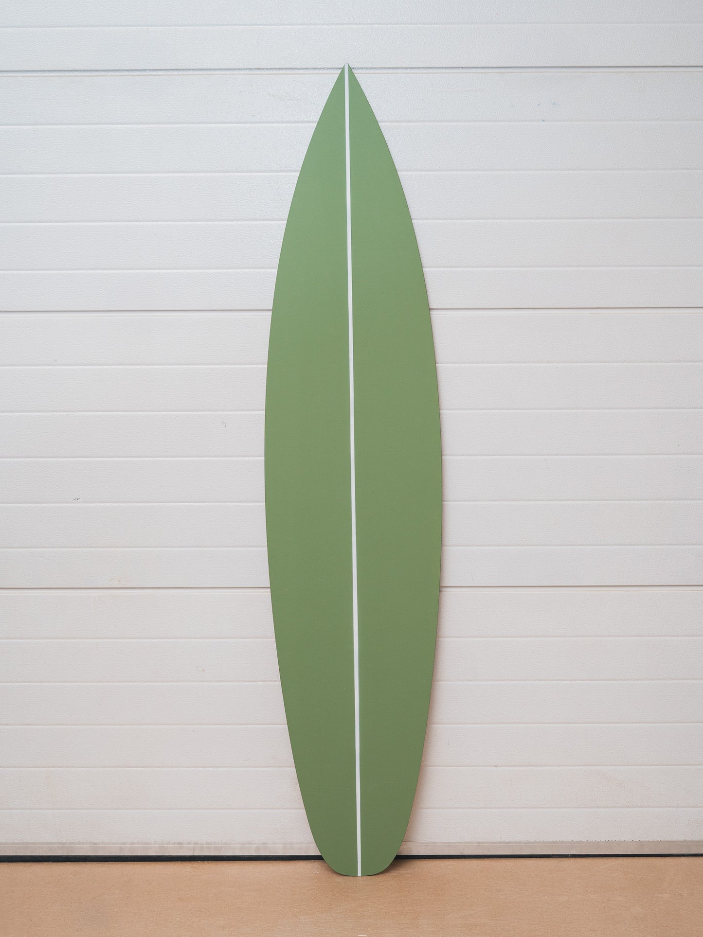 Wooden Surfboard Wall Decor – Olive