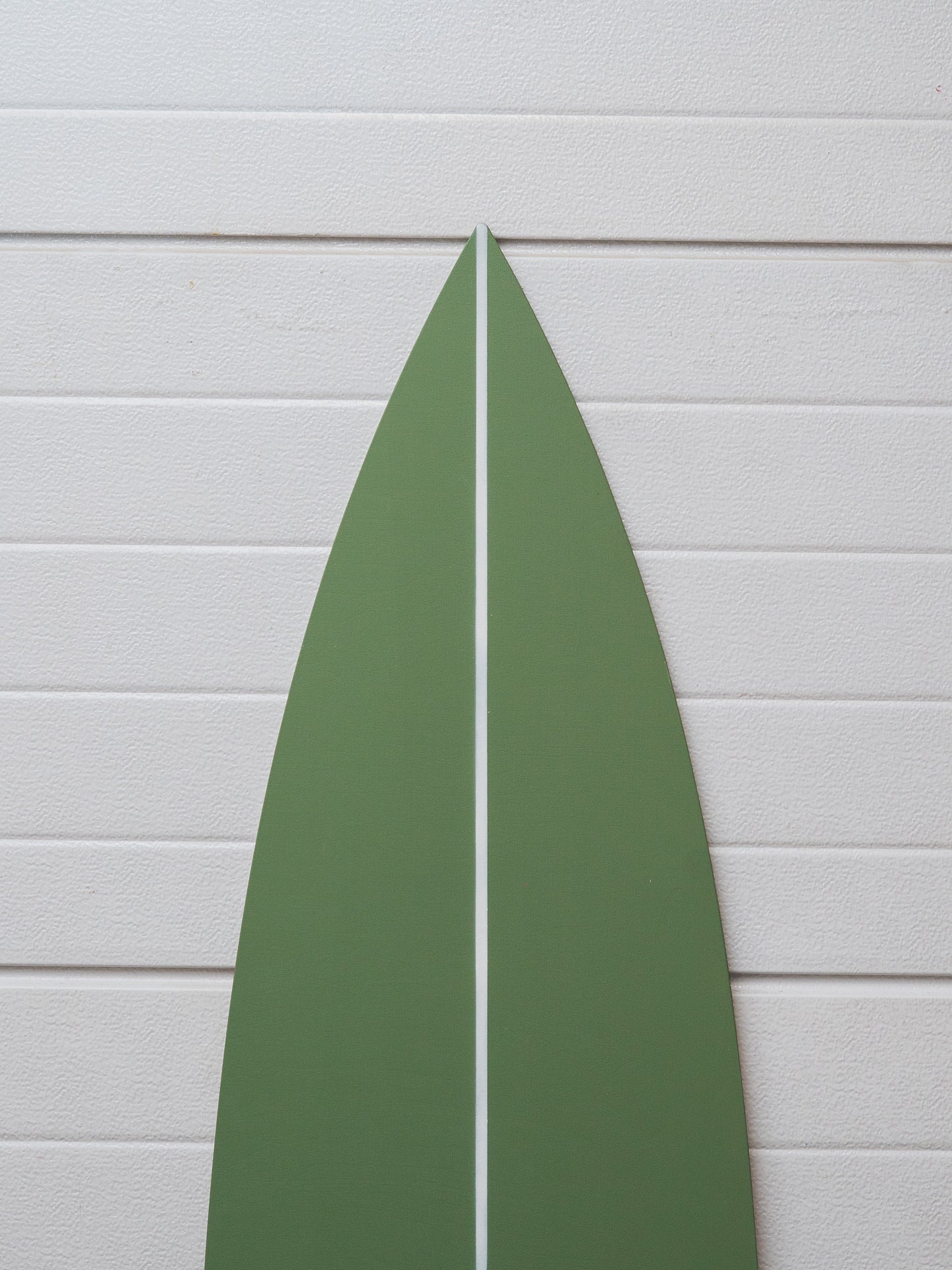 Wooden Surfboard Wall Decor – Olive