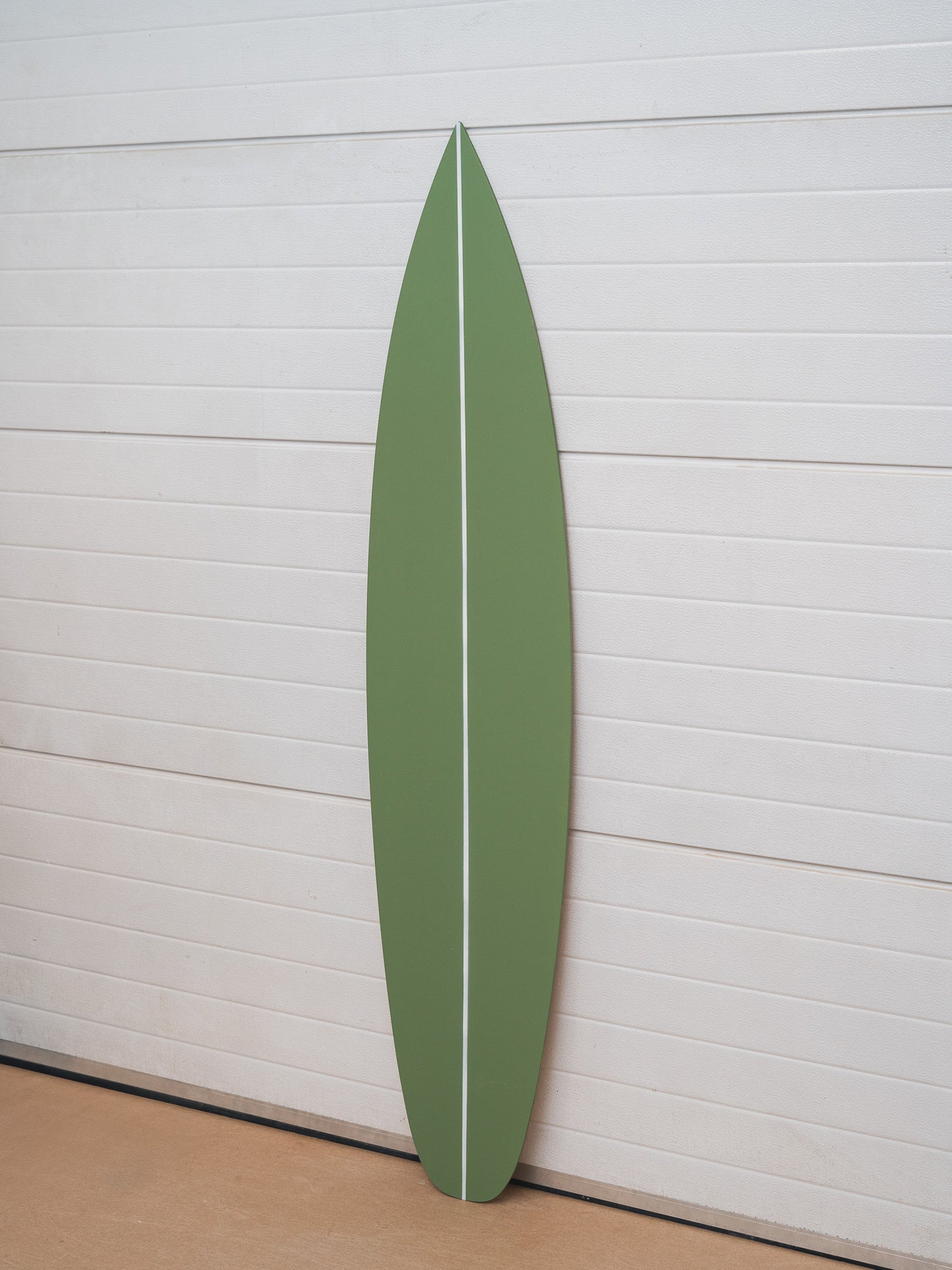 Wooden Surfboard Wall Decor – Olive