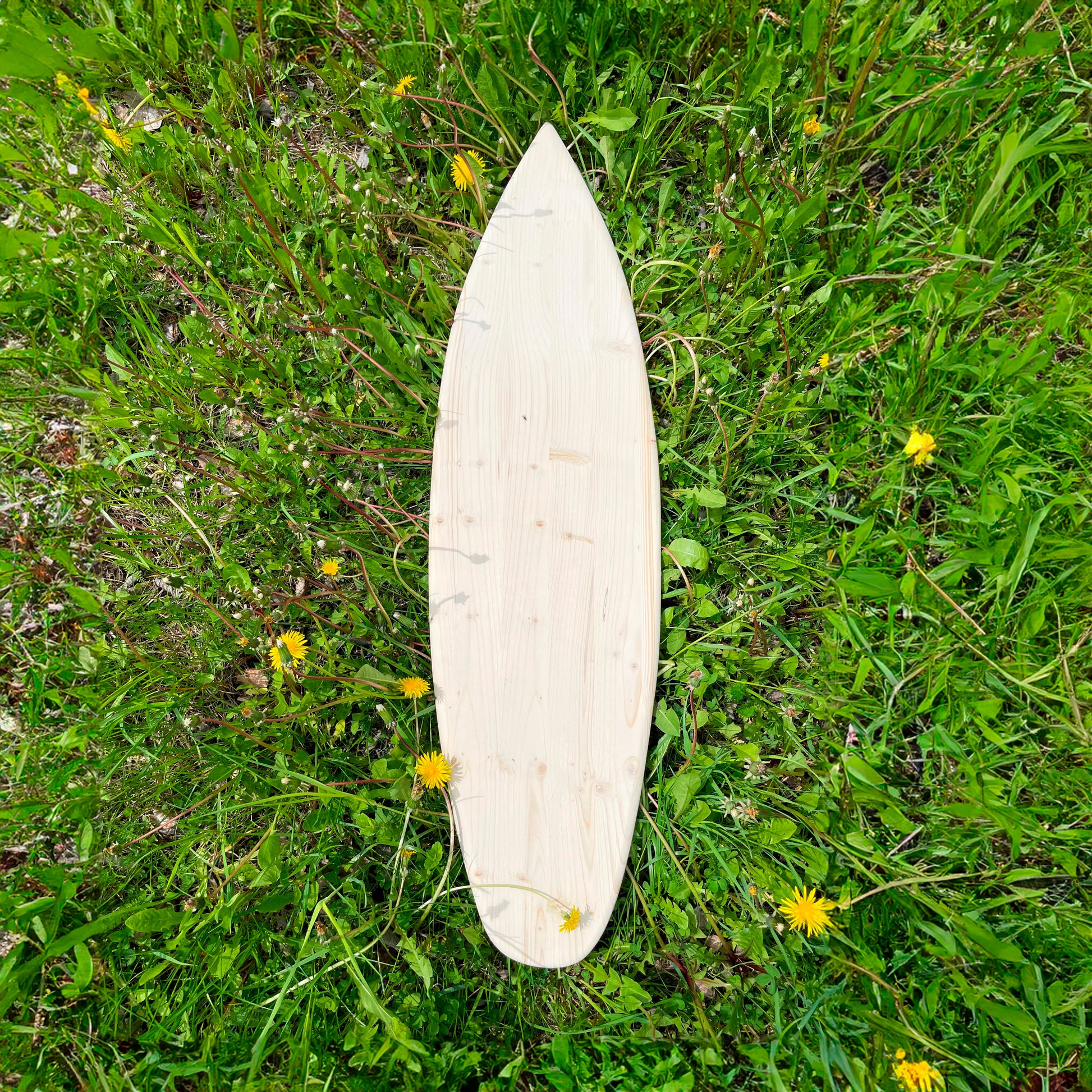 wooden decorative surfboard