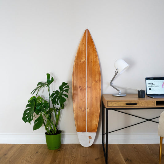 Wooden Vintage Decorative Surfboard Wall Art