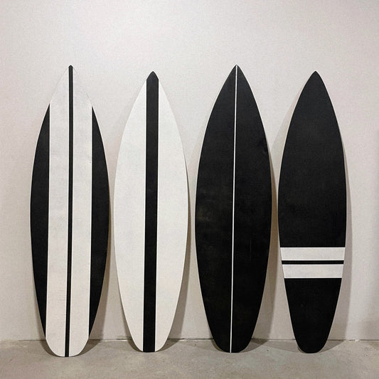 black surfboards collection 