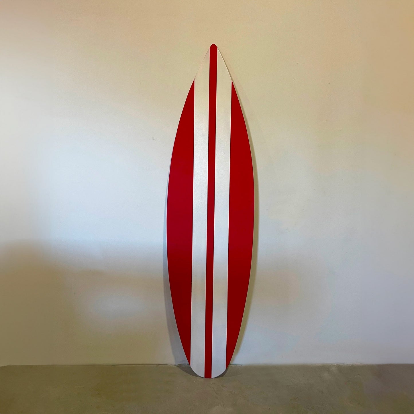 Wooden Surfboard Burgundy red Wall Art Decor