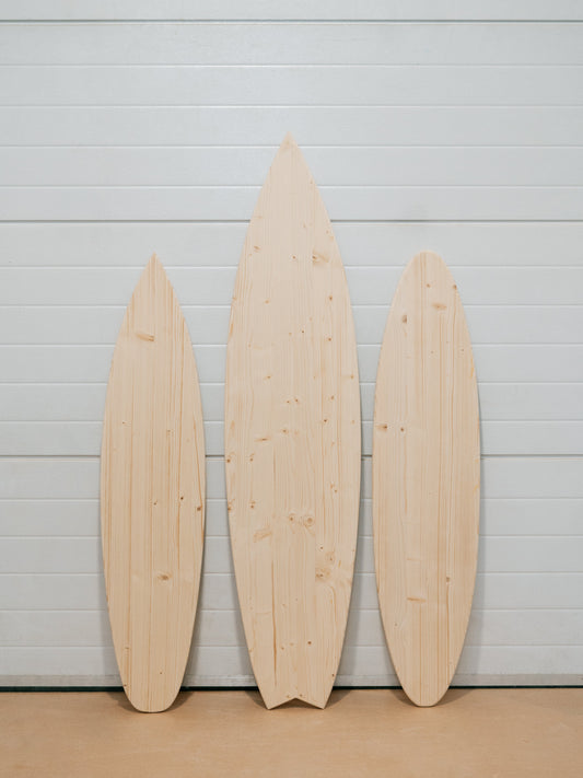 Décor de planche de surf en bois