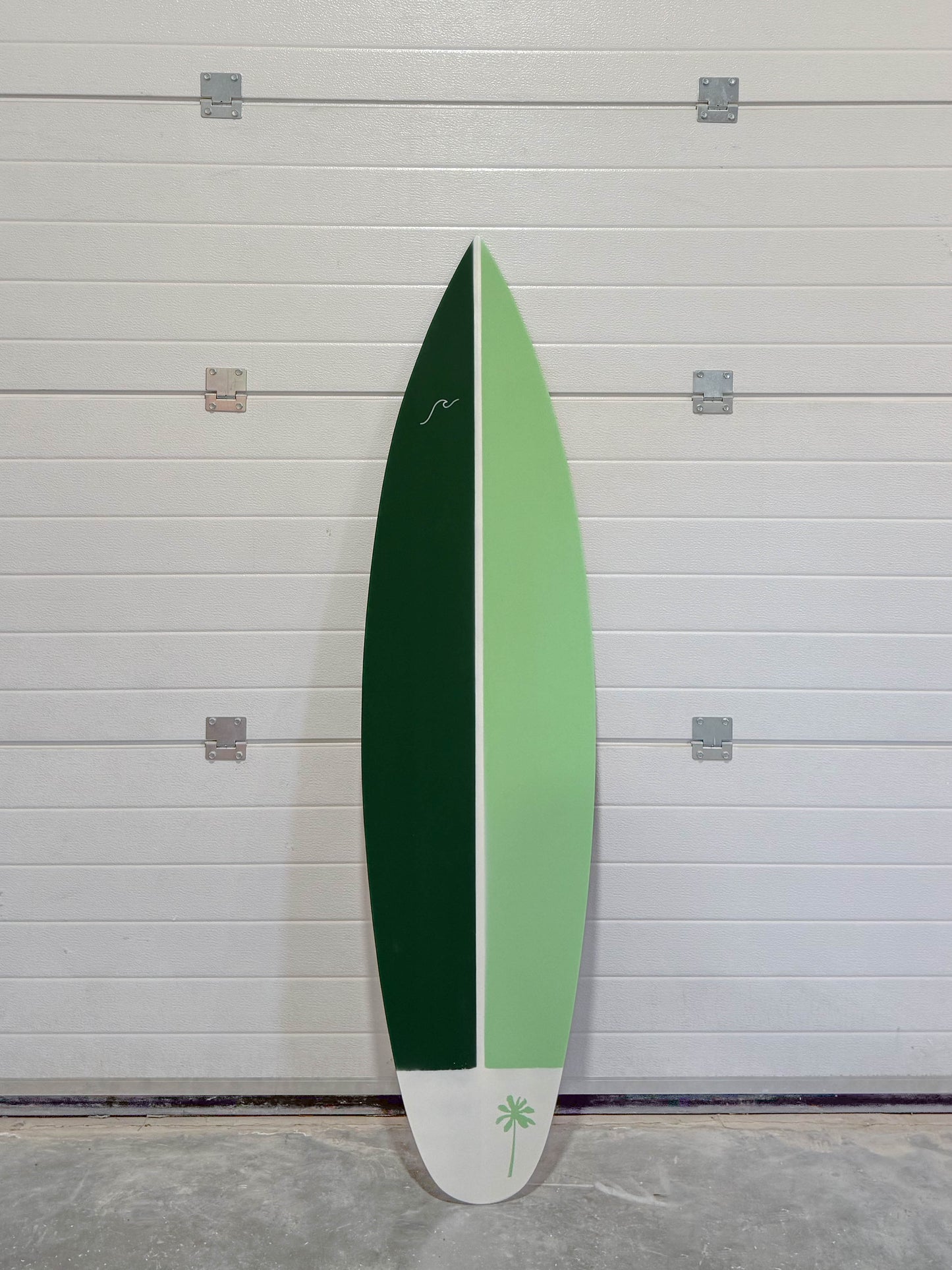 Planche De Surf verte en bois décor mural Art Surfbrett Deko Planche De Surf