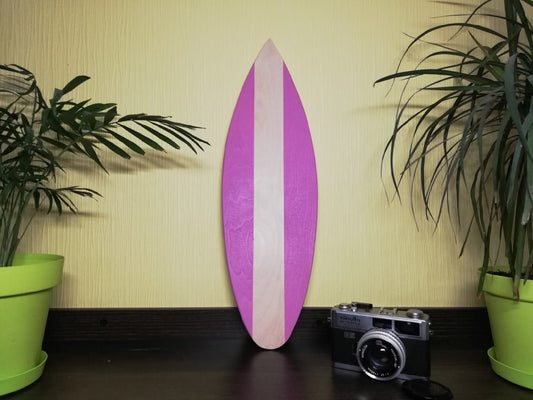 Mini-Surfbrett aus Holz | Plache Kite Bar Wandbehang Dekor