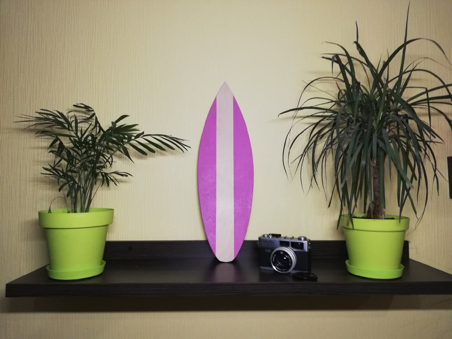 Mini planches de surf décoratives en bois pour des accents élégants