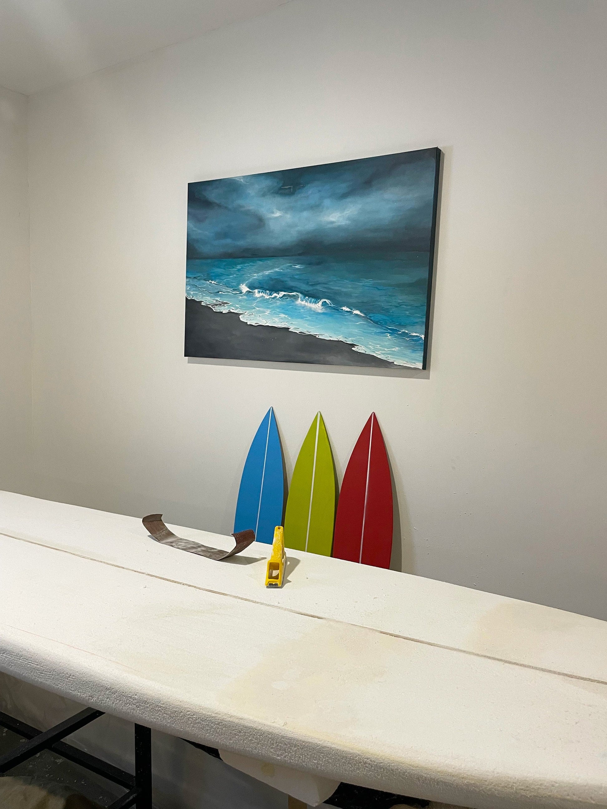 Playful and chic: Colorful surfboards to infuse energy into any room