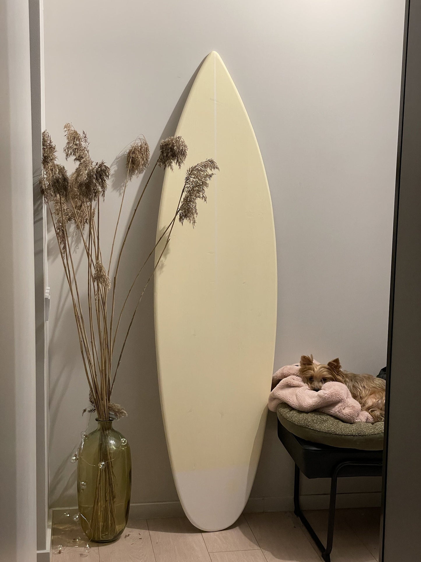 Wooden Surfboard Decor Earth tone wall art 180 cm 70in Pine