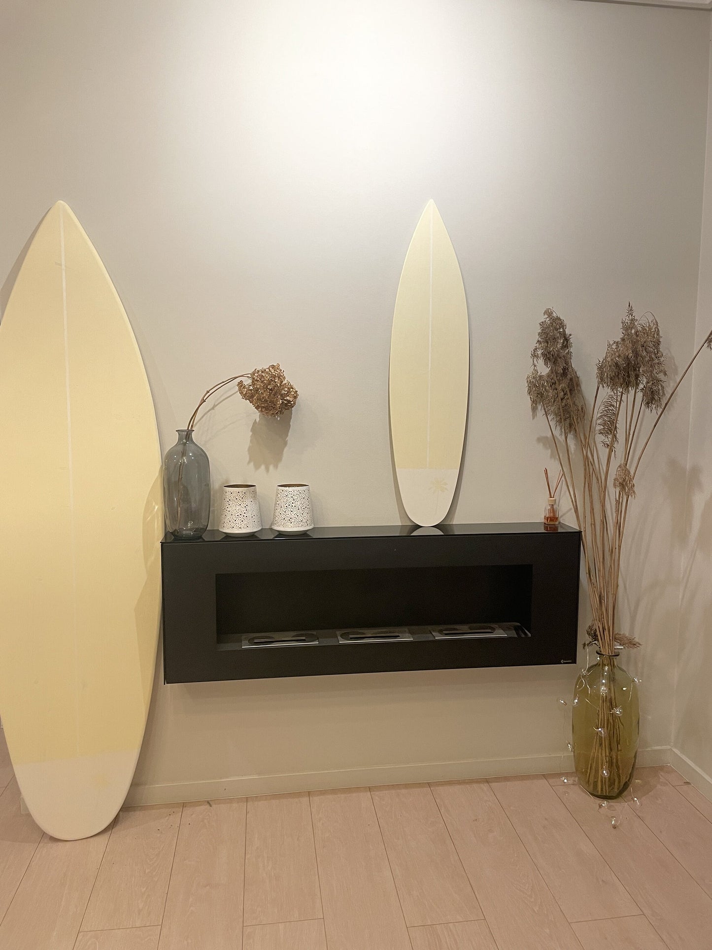 Wooden Surfboard Decor Earth tone wall art 180 cm 70in Pine