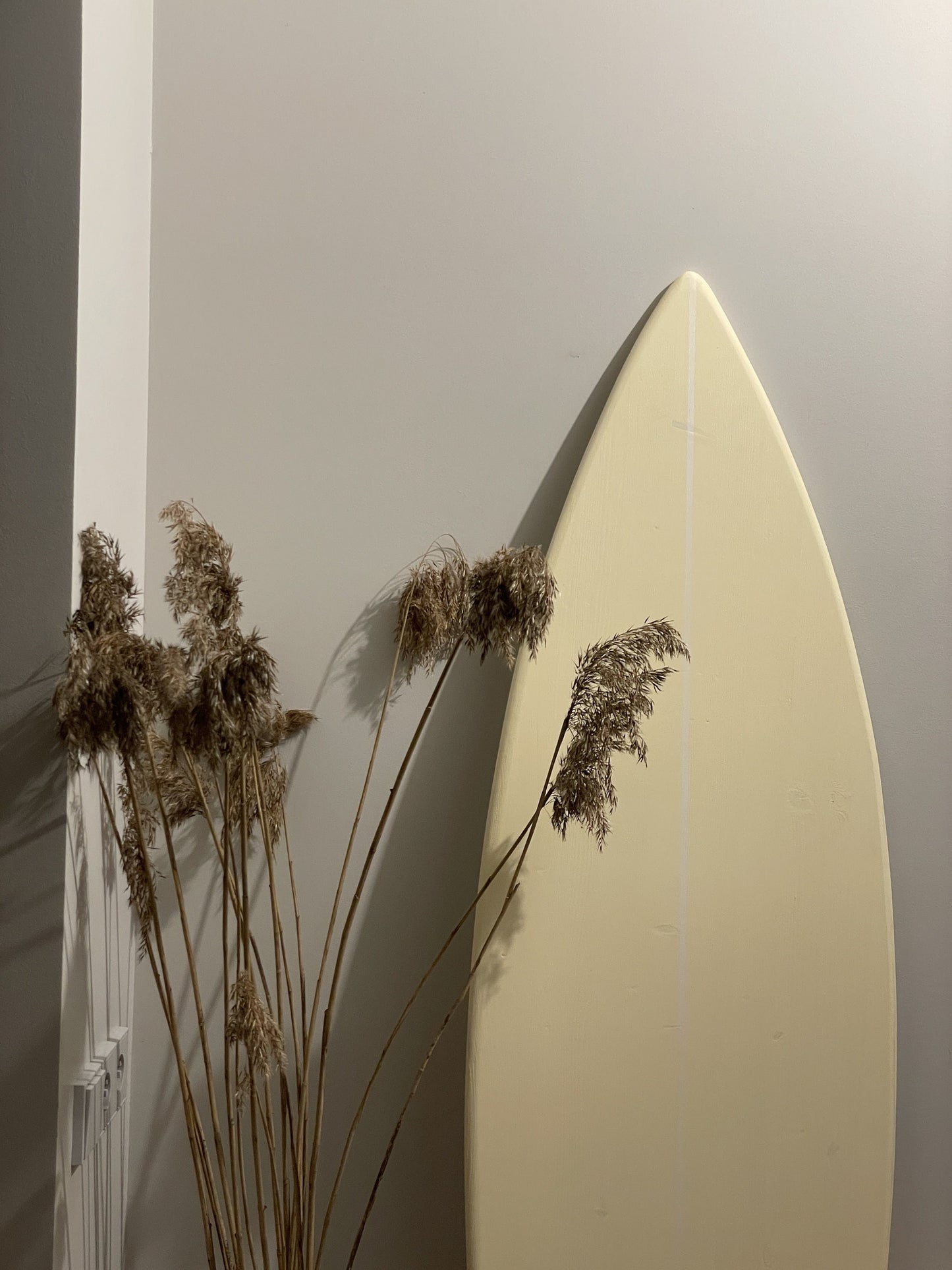 Wooden Surfboard Decor Earth tone wall art 180 cm 70in Pine