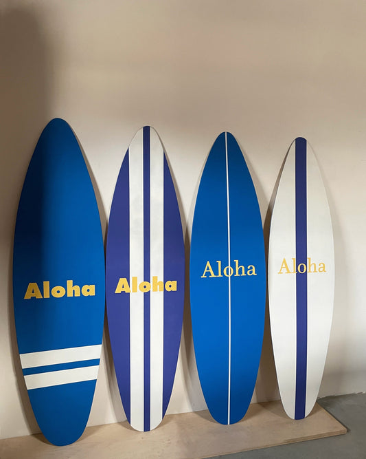 Wooden Surfboard Decor 180 cm  Custom Vintage Wall Art