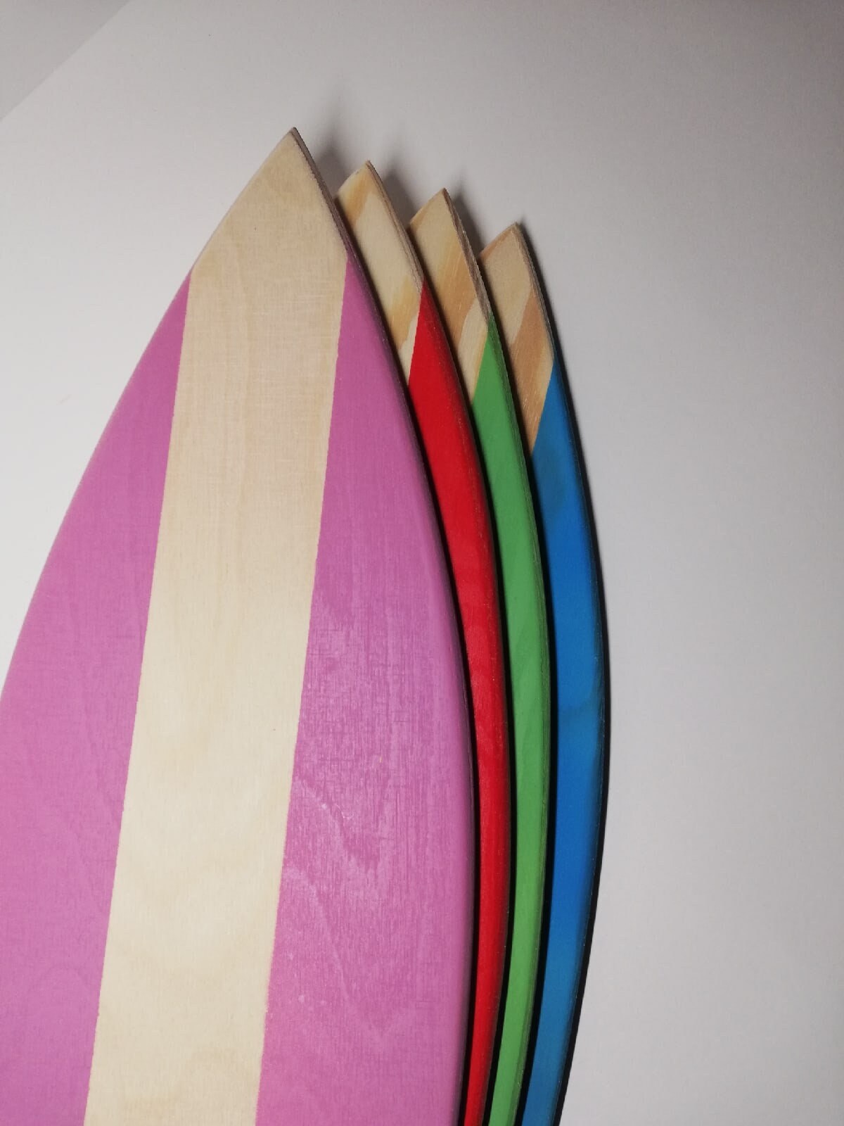 Wooden Mini Surfboard Planche de surf Decor