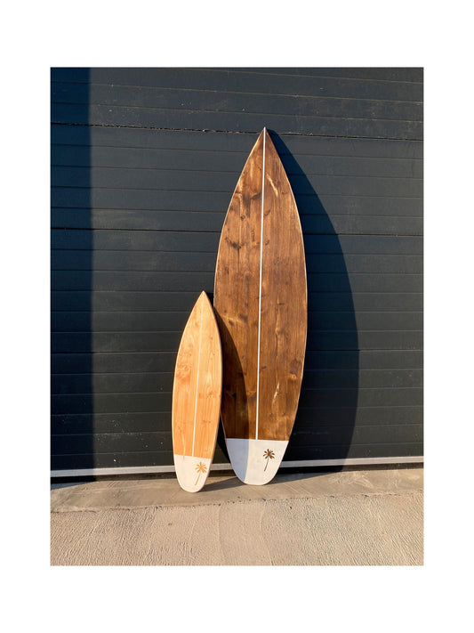 Vintage Surfbrett Wanddekoration aus Holz