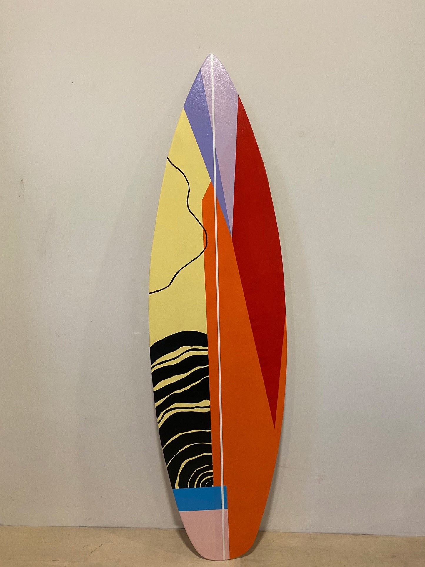 Artistic flair: Transform your space with these abstract design surfboards