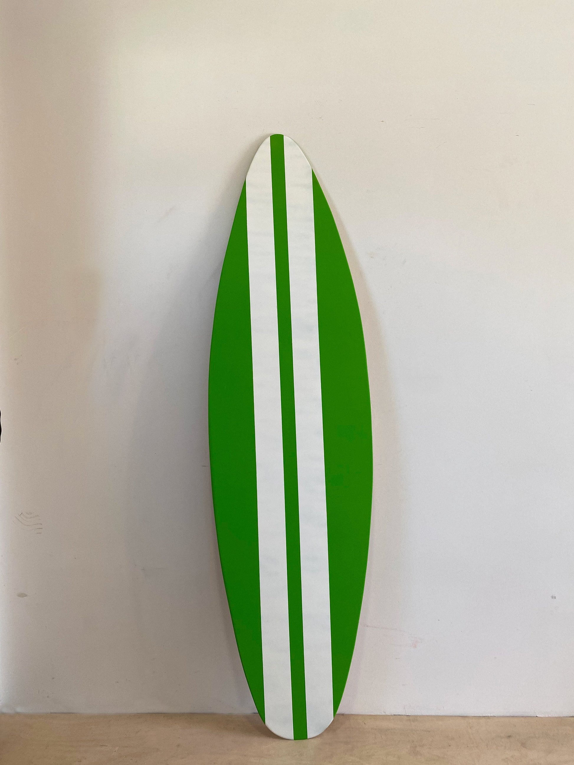 Decorate with flair: Colorful wooden surfboards, a stylish ensemble