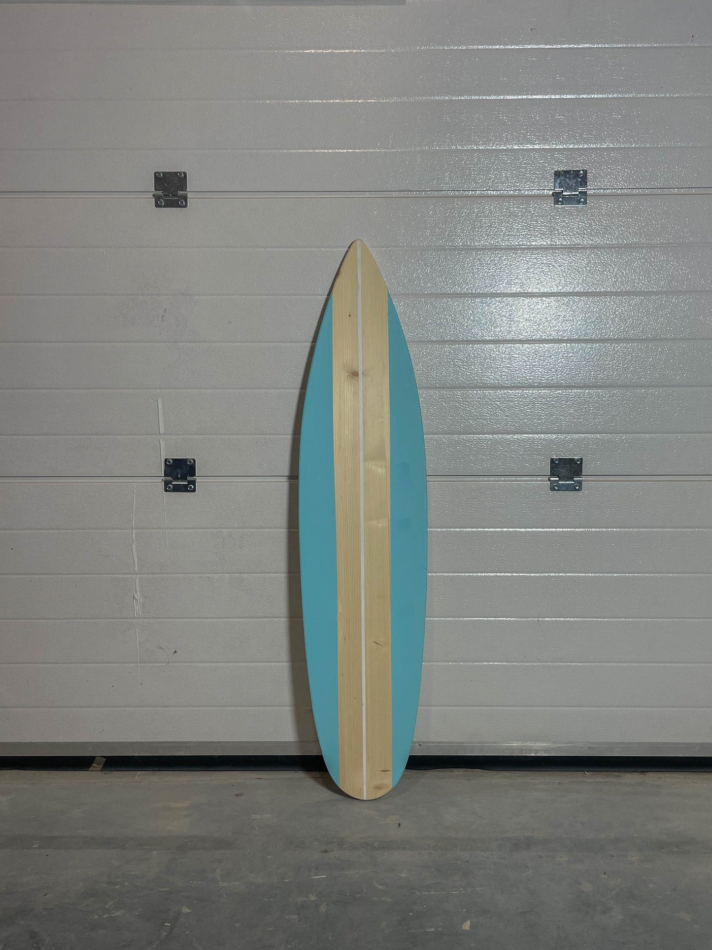 Blue surfboard decor, a trendy addition to your living space