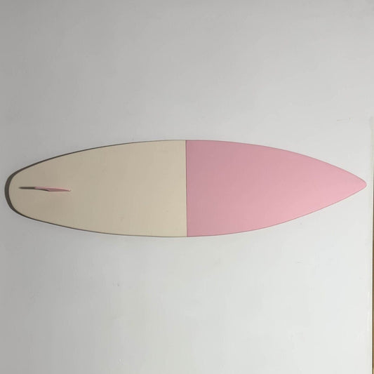 Boho bliss in pink: a chic surfboard for your eclectic decor.